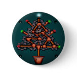Steampunk Xmas, button
