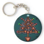 Steampunk Xmas, keychain