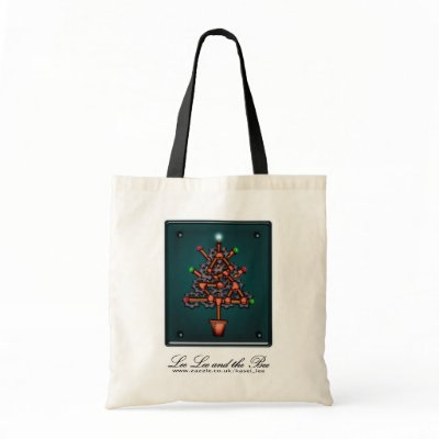 Steampunk Xmas, shopping bag by kasei_lee