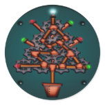 Steampunk Xmas, sticker
