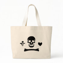 Stede Bonnet authentic pirate flag Tote Bags