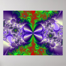 Steel 4 Leaf Clover Posters