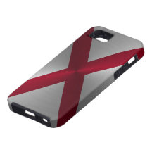 Steel Alabama Flag iPhone 5 Cases