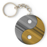 steel and brass keychains