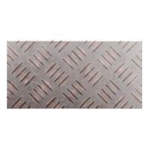 Steel Diamond Plate Texture Personalised Photo Card