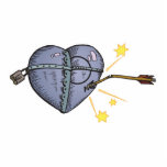 steel heart photo sculptures