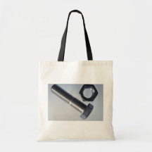 Steel hex bolt with hex nut bags