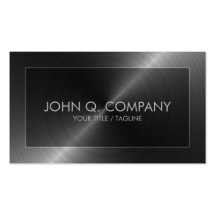 Steel Look Business Card