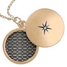 Steel Mesh industrial pattern Locket