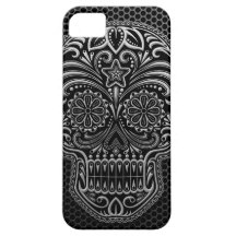 Steel Mesh Sugar Skull iPhone 5 Cover