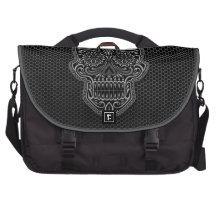 Steel Mesh Sugar Skull Laptop Computer Bag