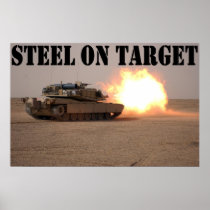 Steel on Target Posters
