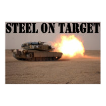 Steel on Target posters