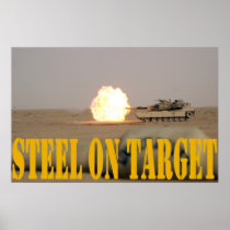 Steel on Target Poster