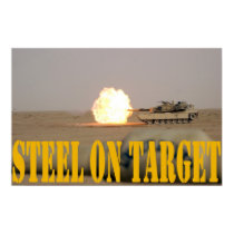 Steel on Target posters
