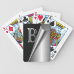 Steel Peel Monogram "B" Playing Cards