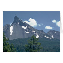 Steep Bare Mountain Greeting Cards