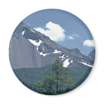 Steep Bare Mountain Refrigerator Magnet