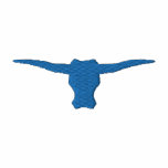 Steer Head Silhouette Embroidered Hoody