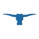 Steer Head Silhouette embroidered shirts