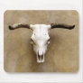 steer skull mouse pad