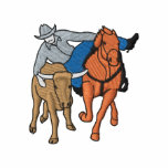 Steer Wrestler embroidered shirts