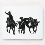 Steer Wrestling 1 Mouse Pad