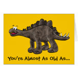 Stegosaurus Birthday Card