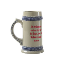 Stein with German quotation Coffee Mugs