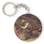 Steinhauer By Courbet Gustave keychains