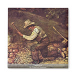 Steinhauer By Courbet Gustave magnets