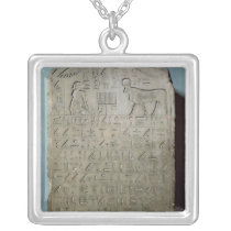 Stela commemorating the burial of the Apis Pendant