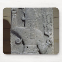 Stela of Teshub, Syrian storm god Mousepads