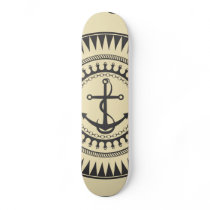 StellaRoot Anchor Down Cream Skate Deck