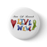 Stem Cell Research Buttons