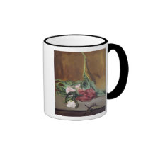 Stem of Peonies and Secateurs, c.1864 Coffee Mug