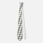 Stencil designer sea turtle tie