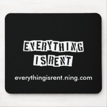 Stencil Letters Mousepad