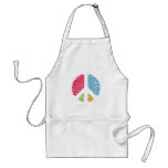 Stencil Peace aprons