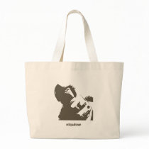 Stencil Space Ape Bag