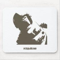Stencil Space Ape Mousepad