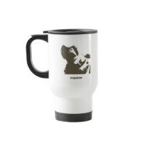Stencil Space Ape Mug