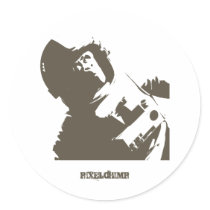 Stencil Space Chimp
