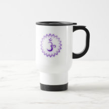 "Stenciled" Crown Chakra - Sahasrara Mugs