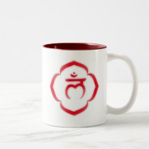 "Stenciled" Root Chakra - Muladhara Mug