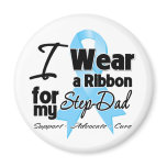 Step-Dad - Prostate Cancer Ribbon magnets