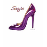 Step in Style T-Shirt with High-Heeled Shoe Art
