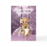 Step Sister Happy Birthday cute fairy on flower sw cards
