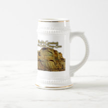 Step-Son's Rock-Solid White Beer Stein Mugs
