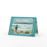 STEPFATHER Happy Birthday - Man and Ocean Waves cards